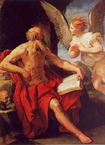 Guido Reni Saint Jerome and the Angel Germany oil painting art